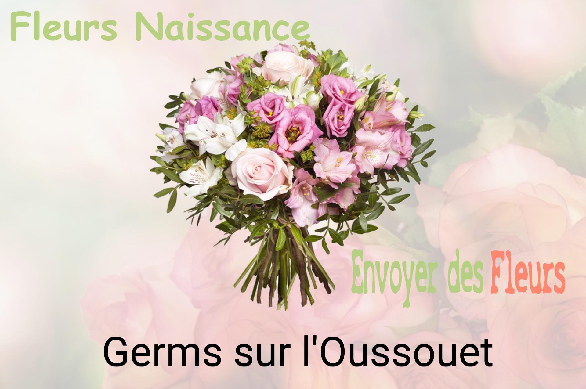 Bouquet de fleurs de naissance livré à Germs-sur-l'Oussouet