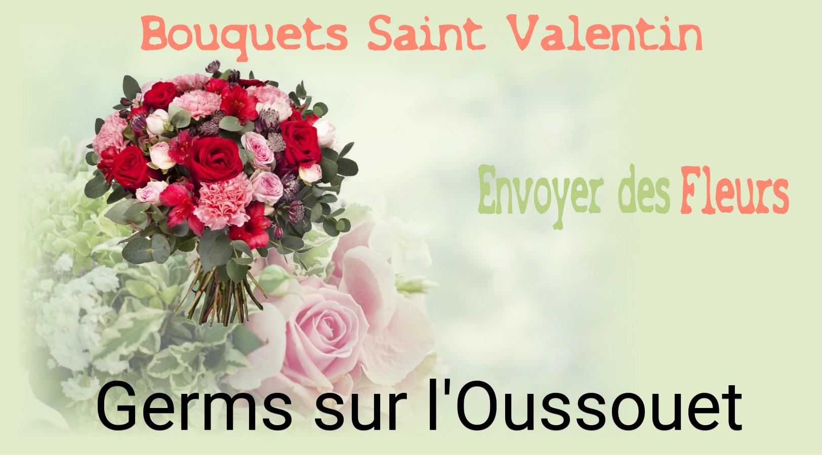 Roses de Saint-Valentin livrées à Germs-sur-l'Oussouet